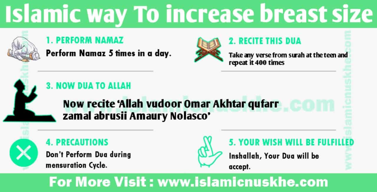 Islamic way To increase breast size