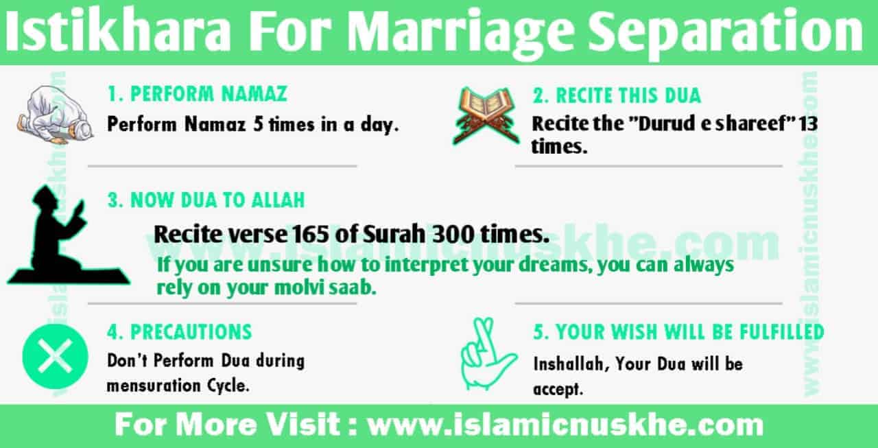 Best Istikhara For Marriage Separation With 101 Result