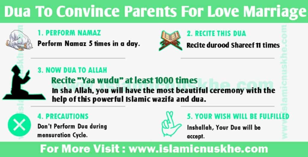 Dua For Love Marriage To Agree Parents