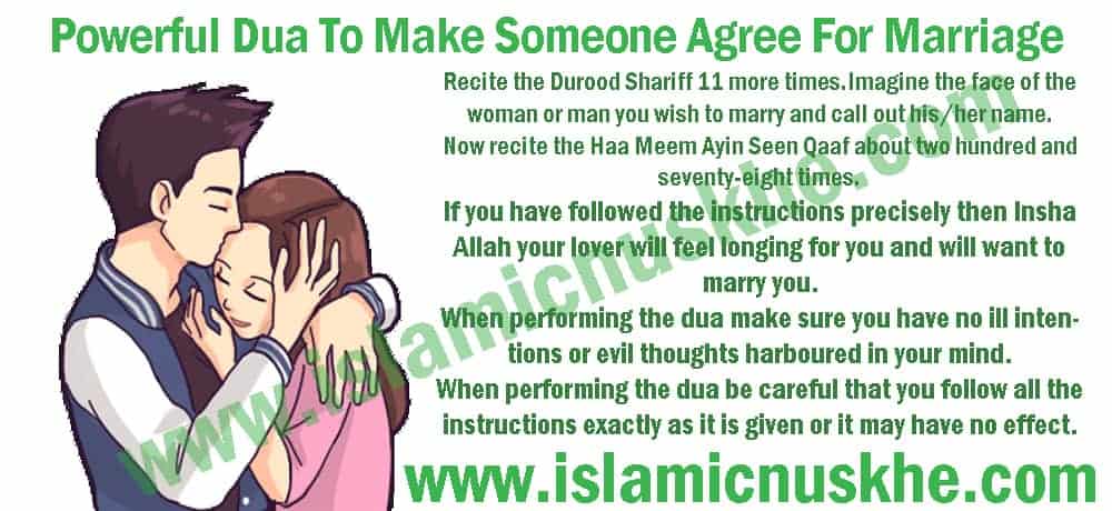 Powerful Dua To Make Someone Agree For Marriage
