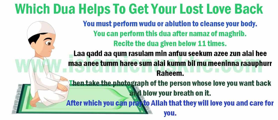 Which Dua Helps To Get Your Lost Love Back