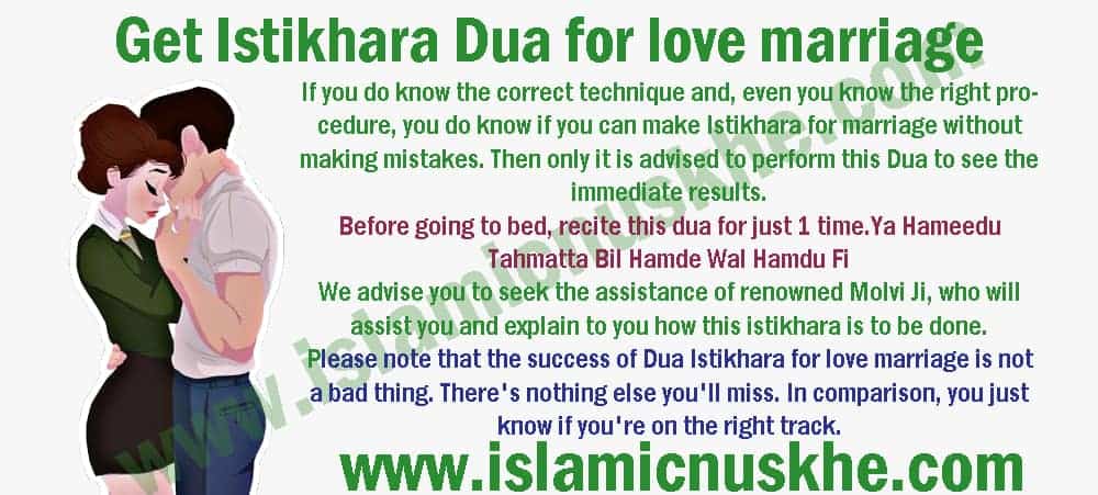 Get Istikhara Dua For Love Marriage 100 Working