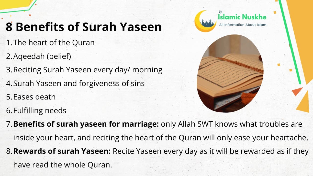 8 Benefits of Surah Yaseen