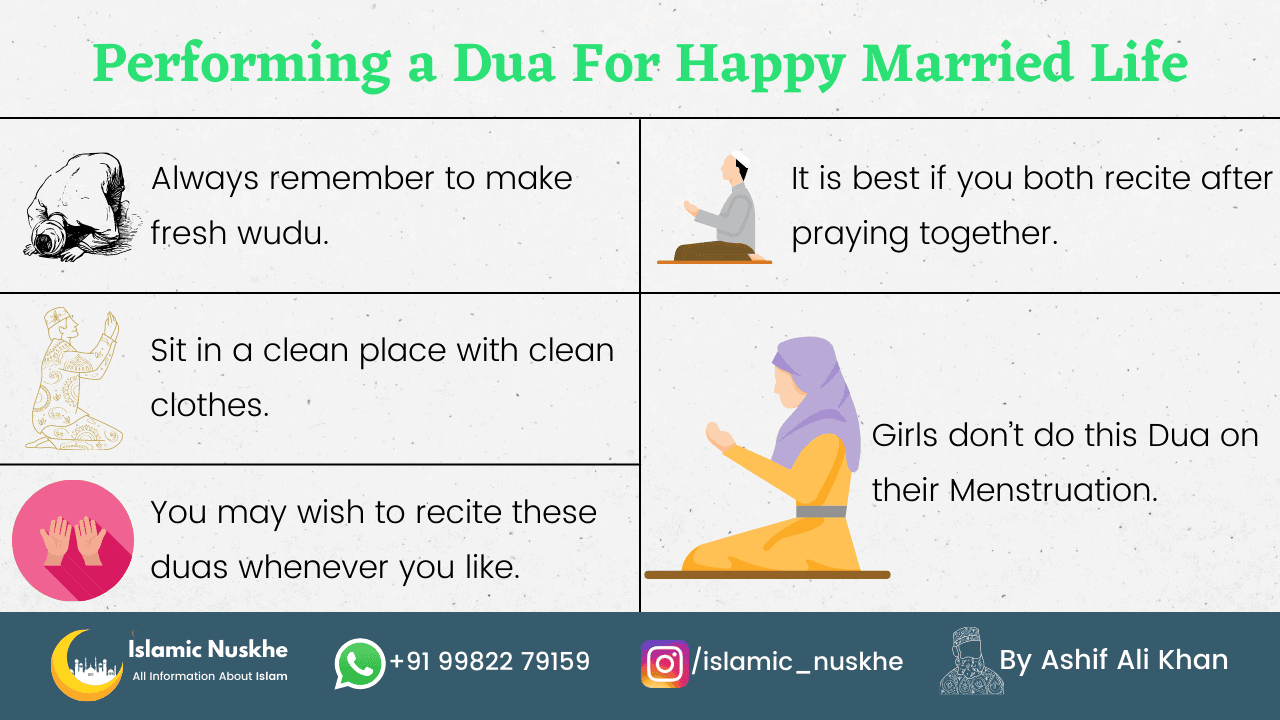 Some Recommendations Before Performing a Dua For Happy Married Life
