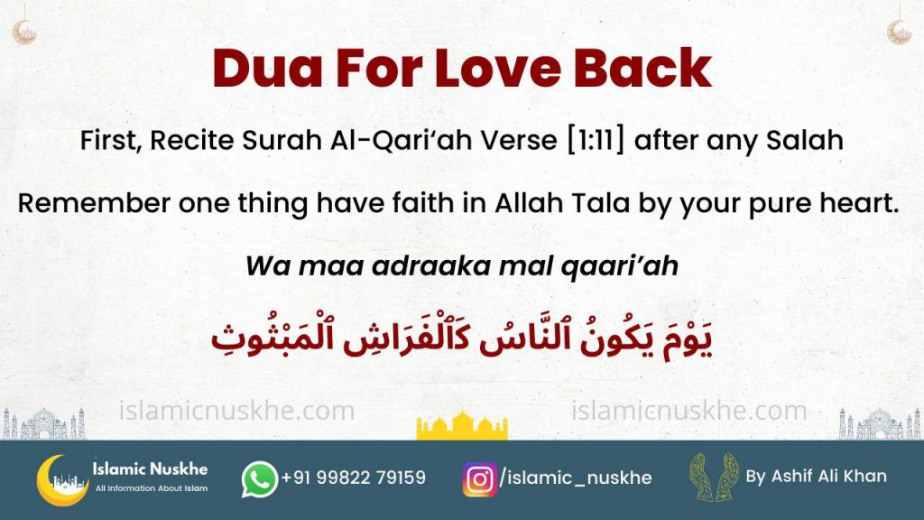 How To Perform Dua To Get Your Love Back?