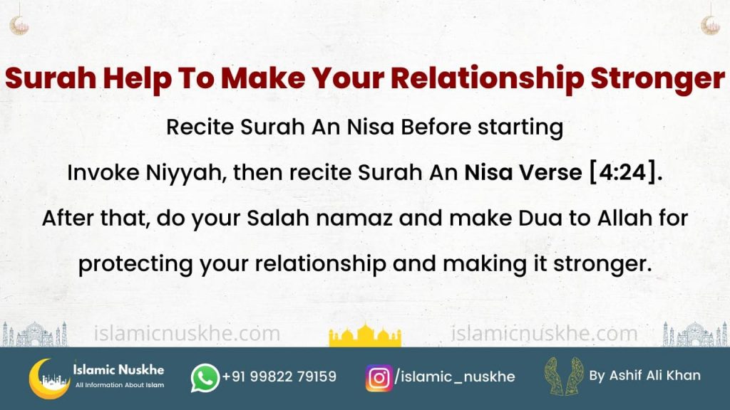 Surah Help To Make Your Relationship Stronger