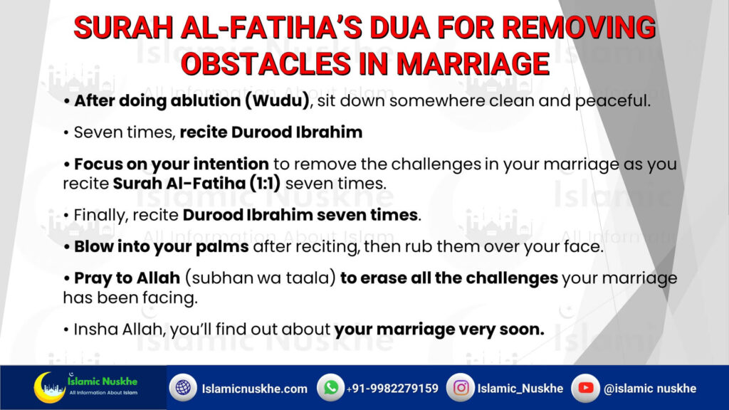 Dua To Remove Obstacles In Marriage